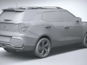 SsangYong Tivoli Grand 2024 3D Model