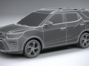 SsangYong Tivoli Grand 2024 3D Модель