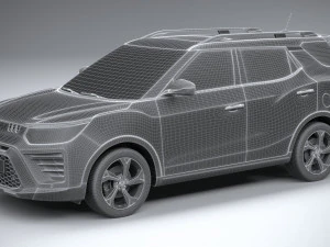 SsangYong Tivoli Grand 2024 3D Model