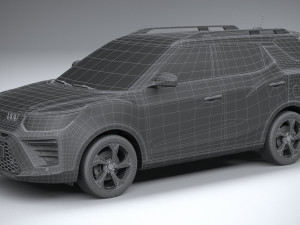 SsangYong Tivoli Grand 2024 3D Модель