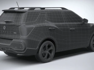 SsangYong Tivoli Grand 2024 3D Model
