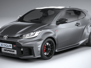 Toyota GR Yaris 2024 3D 模型