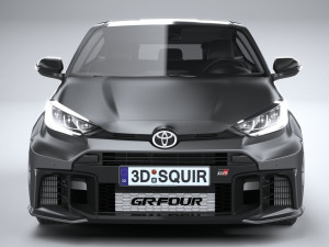 Toyota GR Yaris 2024 3D 模型