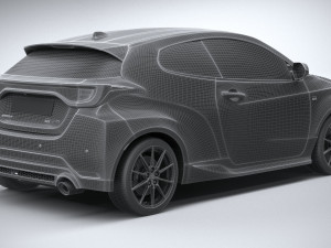 Toyota GR Yaris 2024 3D 模型