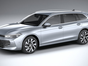 Volkswagen Passat Variant Business 2024 Modèle 3D