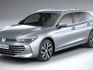 Volkswagen Passat Variant Business 2024 3D Model