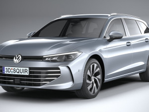 Volkswagen Passat Variant Business 2024 Model 3D