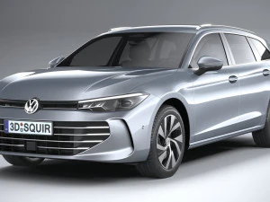 Volkswagen Passat Variant Business 2024 3D Model