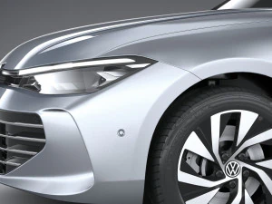Volkswagen Passat Variant Business 2024 3D Model