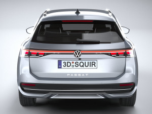 Volkswagen Passat Variant Business 2024 Model 3D