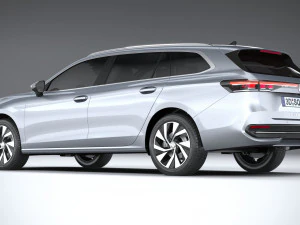 Volkswagen Passat Variant Business 2024 3D Model