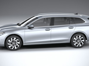 Volkswagen Passat Variant Business 2024 Model 3D
