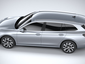 Volkswagen Passat Variant Business 2024 Model 3D