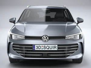 Volkswagen Passat Variant Business 2024 3D Model