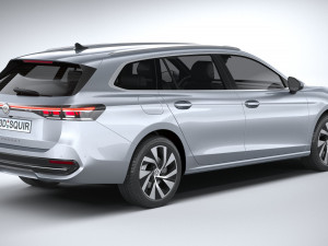 Volkswagen Passat Variant Business 2024 Model 3D