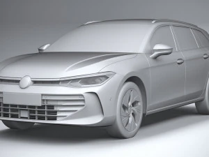 Volkswagen Passat Variant Business 2024 3D Model