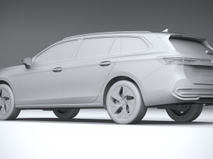 Volkswagen Passat Variant Business 2024 Model 3D