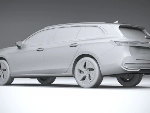 Volkswagen Passat Variant Business 2024 3D Model