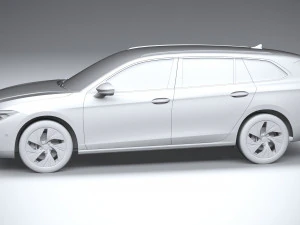 Volkswagen Passat Variant Business 2024 3D Model