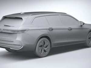 Volkswagen Passat Variant Business 2024 3D Model