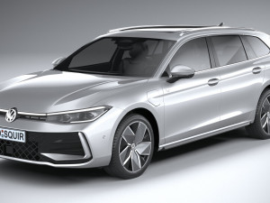 Volkswagen Passat Variant R 2024 Modello 3D