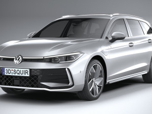 Volkswagen Passat Variant R 2024 Modello 3D