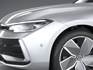 Volkswagen Passat Variant R 2024 Modello 3D