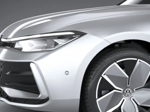 Volkswagen Passat Variant R 2024 3D Model