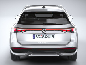 Volkswagen Passat Variant R 2024 Modello 3D