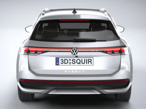 Volkswagen Passat Variant R 2024 3D Model