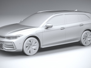 Volkswagen Passat Variant R 2024 Modello 3D