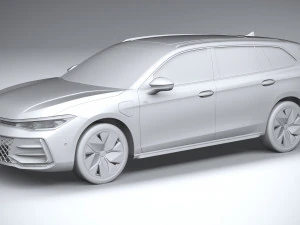 Volkswagen Passat Variant R 2024 3D Model