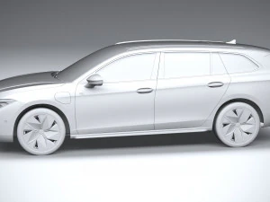 Volkswagen Passat Variant R 2024 3D Model