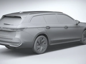 Volkswagen Passat Variant R 2024 3D Model