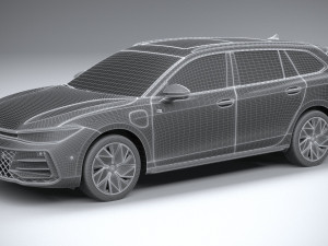 Volkswagen Passat Variant R 2024 Modello 3D