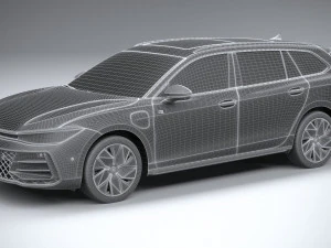 Volkswagen Passat Variant R 2024 3D Model