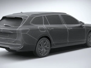 Volkswagen Passat Variant R 2024 3D Model