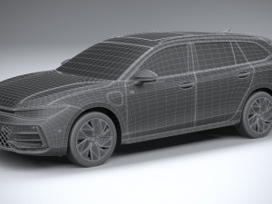 Volkswagen Passat Variant R 2024 Modello 3D