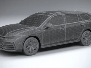 Volkswagen Passat Variant R 2024 3D Model