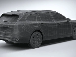 Volkswagen Passat Variant R 2024 3D Model