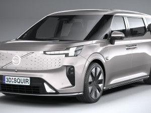 Volvo EM90 2024 Modello 3D
