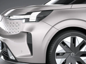 Volvo EM90 2024 3D Model