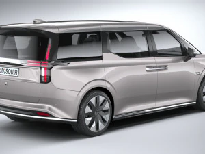 Volvo EM90 2024 3D Model