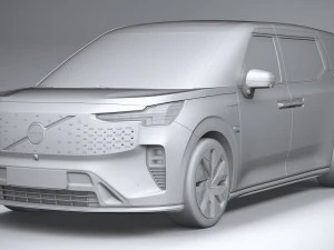 Volvo EM90 2024 3D Model