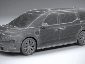 Volvo EM90 2024 3D Model