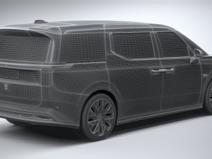 Volvo EM90 2024 Modello 3D