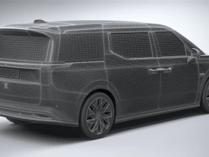 Volvo EM90 2024 3D Model