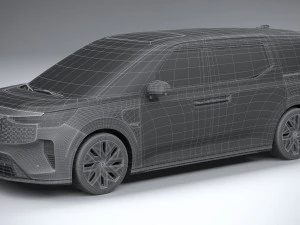 Volvo EM90 2024 3D Model