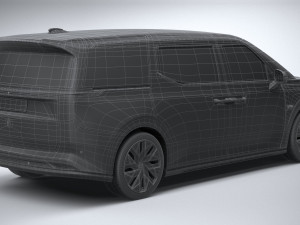Volvo EM90 2024 Modello 3D