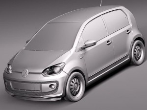 Volkswagen Up 5-door 2013 3D 모델